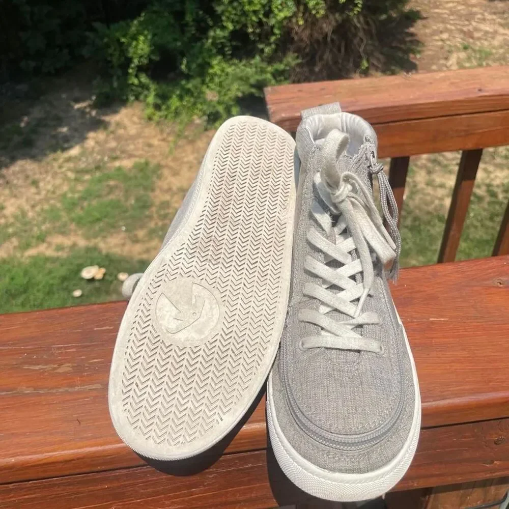 Billy Footwear Grey High Top Support Sneakers